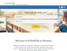 Tablet Screenshot of euraxess.si