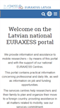 Mobile Screenshot of euraxess.lv