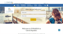 Desktop Screenshot of euraxess.cz