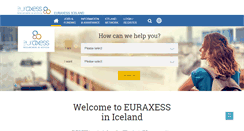 Desktop Screenshot of euraxess.is