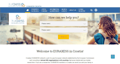 Desktop Screenshot of euraxess.hr