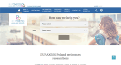 Desktop Screenshot of euraxess.pl