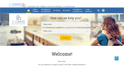 Desktop Screenshot of euraxess.mk