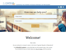 Tablet Screenshot of euraxess.mk